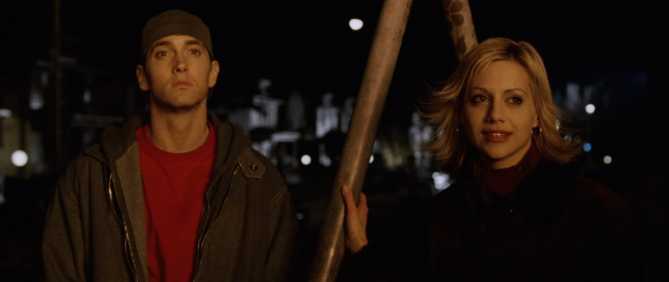 бриттани мерфи 8 миля. британи мерфи 8 миля. 8 миля эминем и британи мерфи. эминем и британи мерфи. британи мерфи 8 миля.